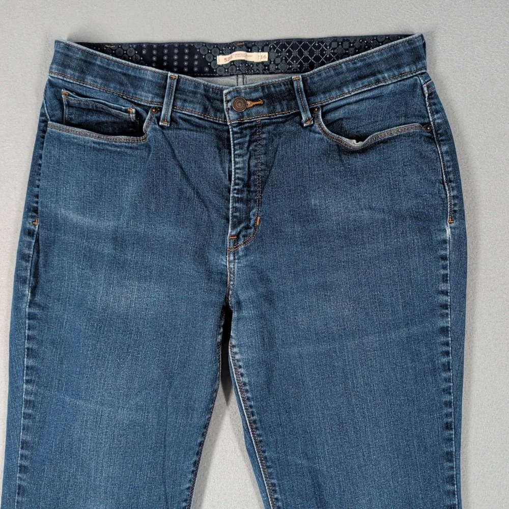 Levis 525 Perfect Waist Straight Leg Jeans Mens W33 L30‎ Blue Denim 15564-0045